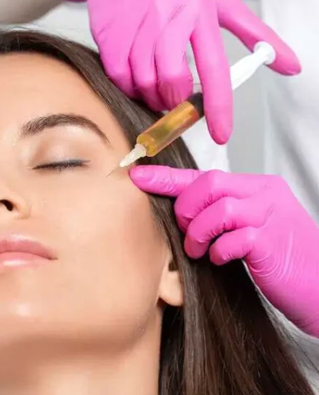 Clinical PRP treatment for skin and hair care